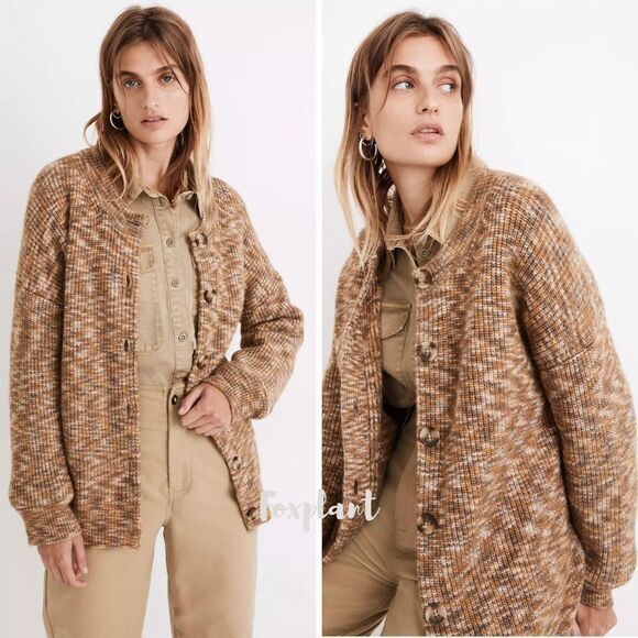 NEW Madewell Space-Dyed Winstead Cardigan‎ Sweater, size XS - Picture 1 of 16